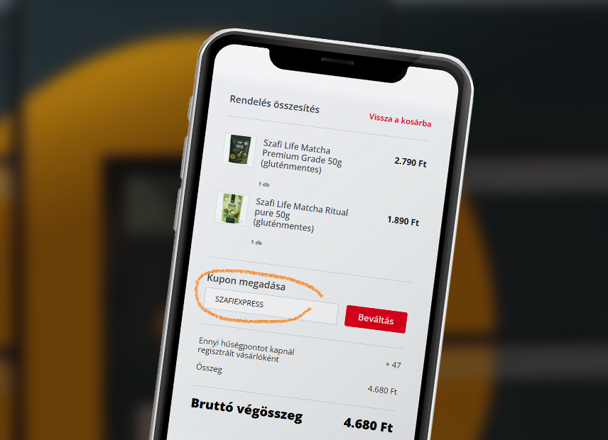 Ingyenes szállítás a SZAFIEXPRESS kóddal